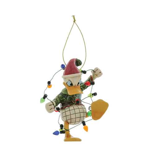 Décoration de sapin Enesco, Donald Duck avec lumières « Jim Shore » H 9 cm