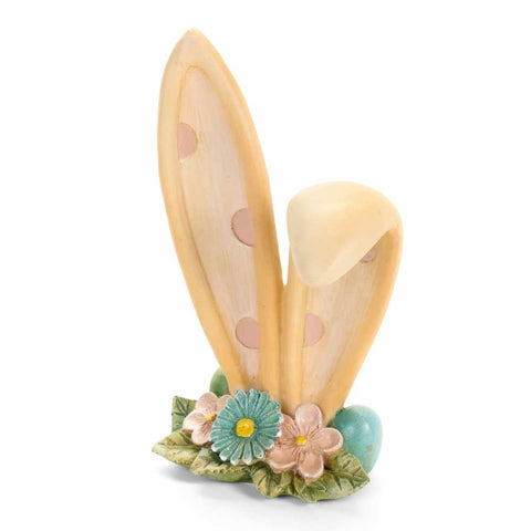 Nuvole di Stoffa Statuina Orecchie coniglio pasquale in resina "PePen" 8x5xH13.5 cm 2 varianti(1 unità)