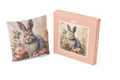 Nuvole di Stoffa Sacchetto profumato di pasqua + scatola regalo "Rabbit PePen" 15x15x3.5 cm 4 varianti(1 unità) - Angelica Home Stabia