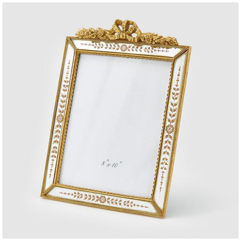 Cadre photo doré avec miroir EDG Enzo De Gasperi 34 x H 25 cm