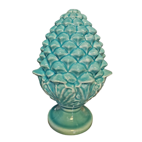 SHARON Large ceramic pine cone Made in Italy H23xD16 cm
