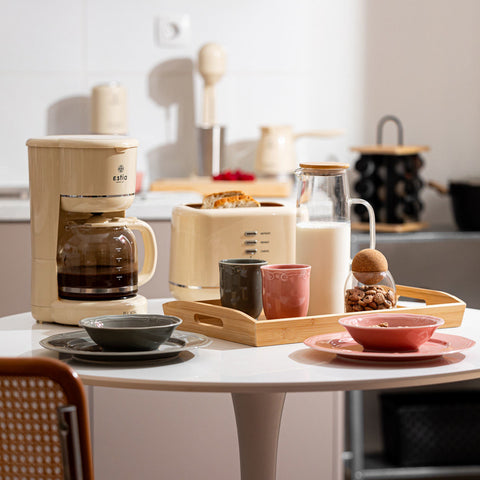 Estia Home Miscelatore elettrico in acciaio avorio "Ivoris" 100W con misurino 500ml