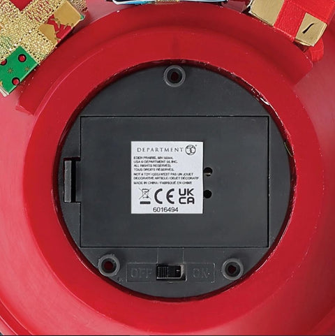 Department 56 Statuina Babbo natale in resina con trilli "A Little Bit of Pixie Dust" 30x17xH30 cm