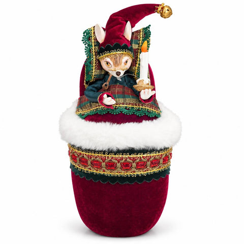 GOODWILL Mr and Mrs Fromage décoration de Noël "Katherine's Collection" 31x15x12 cm 2 variantes(1 unité)
