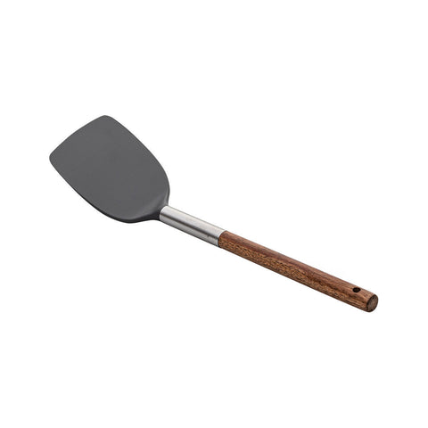 Estia Home Spatule de cuisine en PBT, manche en bois 35x8x6 cm