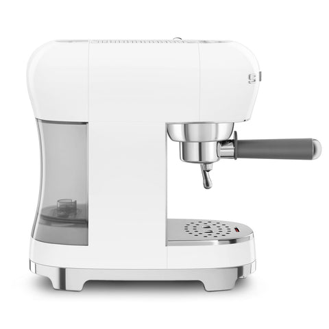 SMEG Macchina caffè espresso 2 tazze acciaio inox bianco 330x149x329 mm