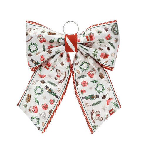 FIOCCO TESSUTO STAMPA X'MAS 33X36CM