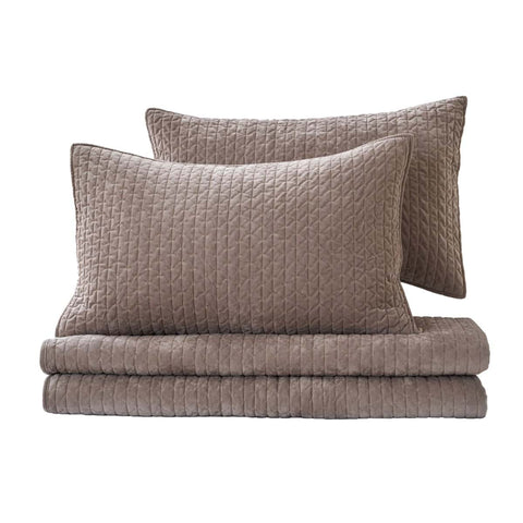 Blanc Mariclò "Velvet Night" Beige Double Winter Quilt 260x260 cm