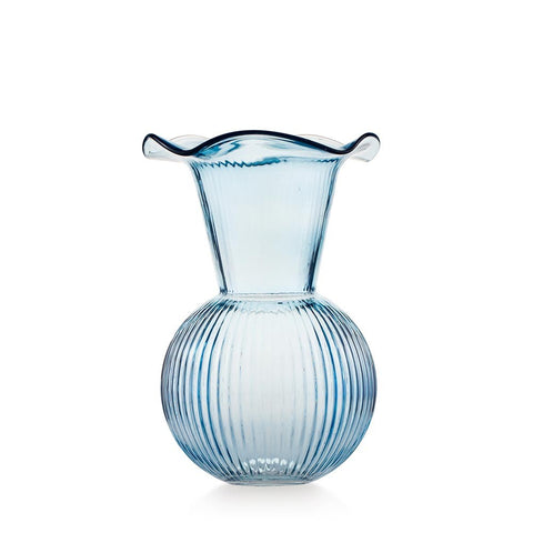 Emò Italia Vaso bocca larga in vetro "Aurora" D16xH24 cm 4 varianti(1 unità)