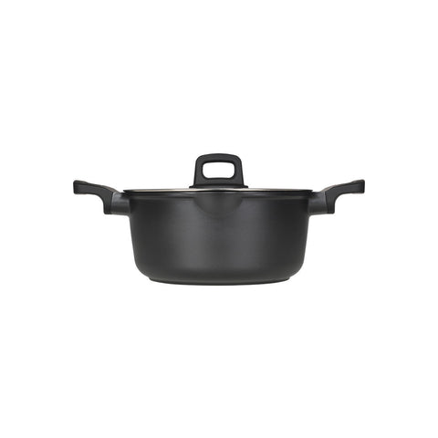 Estia Home Casseruola in alluminio antiaderente + coperchio "Nordic" 24 cm