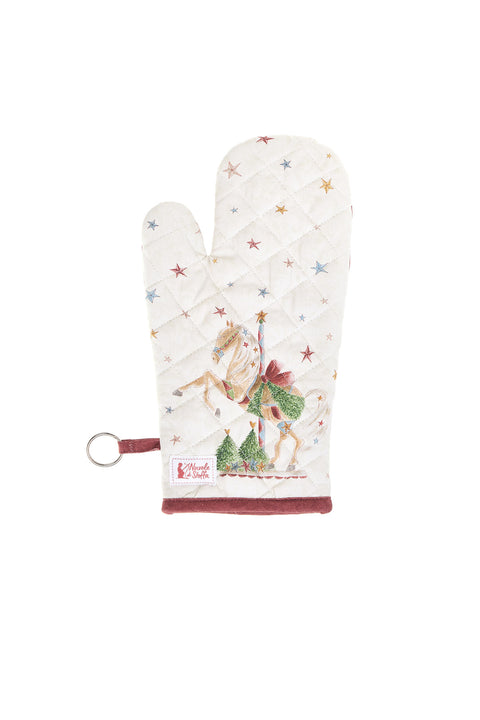 Cloth Clouds Oven Glove "Carousel" 19x32 cm 2 variants (1 unit)