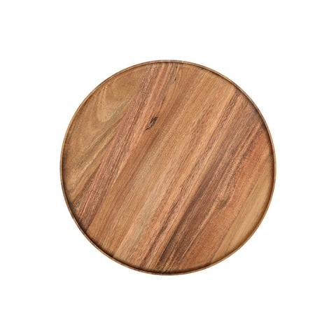 Estia Home Piatto da portata rotondo in legno "Allure" D22x2 cm