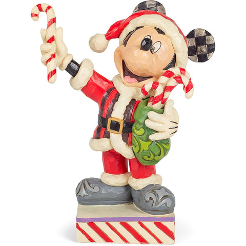 Figurine de Noël Enesco Mickey Mouse avec des bonbons "Jim Shore"