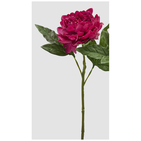 Edg Enzo De Gasperi Ramo Peonia artificiale con foglie H58 cm 2 varianti(1 unità)