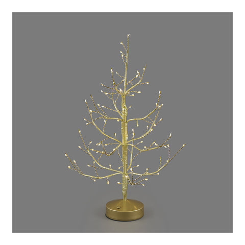 EDG Enzo De Gasperi Albero di natale Faggio con base 90 led (luce calda) H45xD10 cm