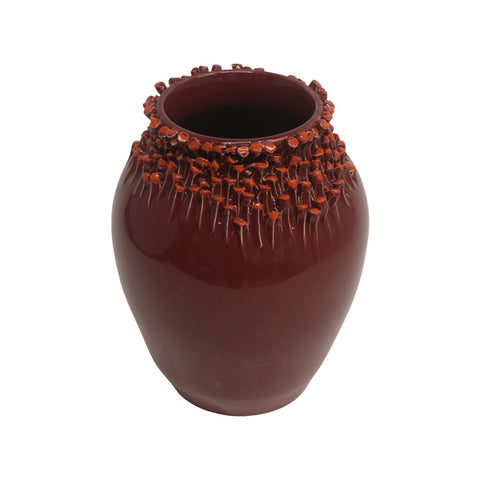 Virginia Casa Vaso Goccia porta fiori in ceramica artigianale D22xH30 cm 3 varianti(1 unità)