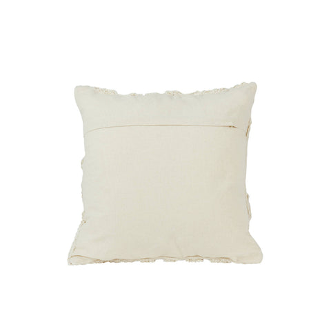 Light & Living Cuscino arredo quadrato crema "Sarmi" 45x45 cm