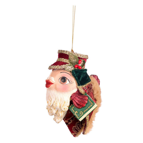 GOODWILL Decorazione da appendere di Natale Pesciolino cantore con libro 19 cm