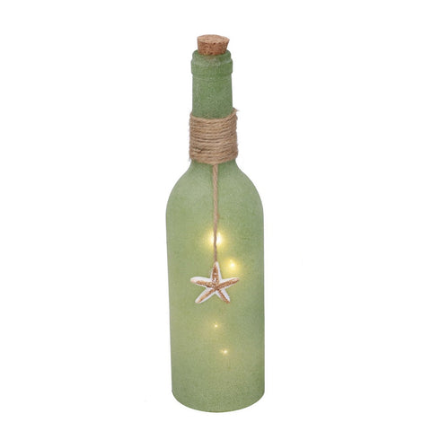 L'Atelier 17 Bottiglia in vetro con luci led D7,3xH30 cm 3 varianti(1 unità)