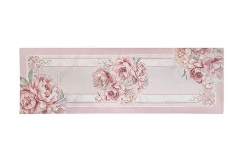 Nuvole di Stoffa Tappeto arredo in misto cotone con fiori "Fiorirà" L140xH100 cm