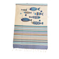 Art Deco Telo mare in misto cotone con frange 100x180 cm 8 varianti (1pz) - Angelica Home Stabia