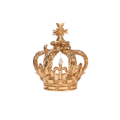 GOODWILL Corona decorativa di Natale da tavolo dorata 80 cm 2 varianti (1 unità)