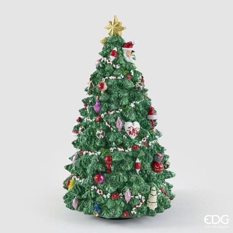EDG Carillon albero di natale pino poliresina D18 H31,5 cm