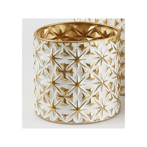 Vase en métal blanc/doré Edg Enzo de Gasperi 3 variantes (1 unité)