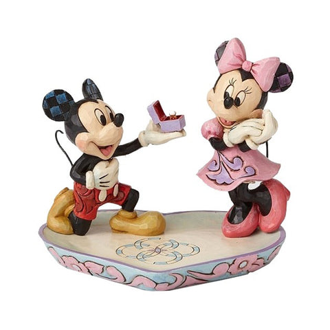 Enesco Britto Statuina Topolino e Minnie "Un momento Magico" 12x14.9xH13 cm