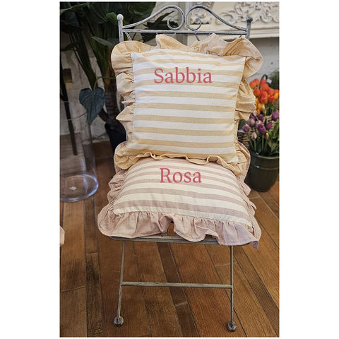 Cuscini Rigati Morbidi Cuscini Hotel Di Lusso In Cotone Egiziano – Righe Bianche, Confezione Da 2 | Fibra Cava Morbida Cuscini Hotel Lusso Morbidi - Foto 3