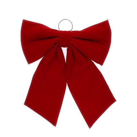 FIOCCO VELLUTO ROSSO 33X37CM IMBOTTITO