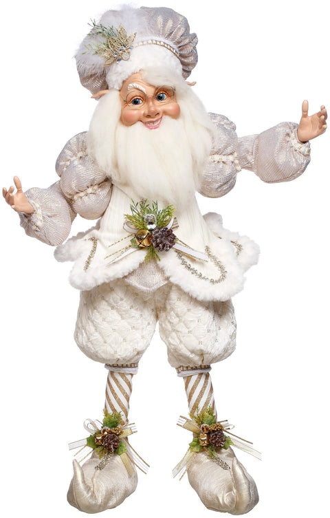 GOODWILL Mark Roberts Elfo di natale Bianco Polo Nord "North Pole White Christmas Elf Doll" H91 cm