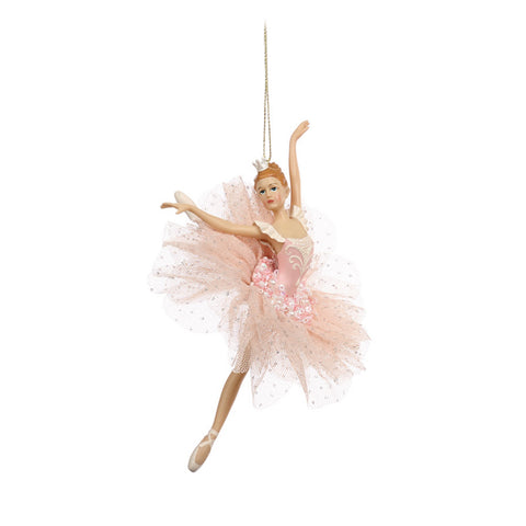 GOODWILL Ballerina pink dress, tree decoration H17 cm 3 variants (1pc)