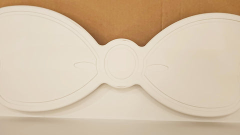 L'arte di Nacchi Mensola in legno bianco decapato con fiocco 84x19xH29 cm