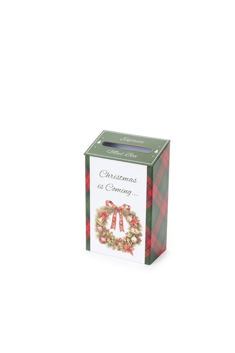 Lot de 2 porte-lettres en tissu « Noël approche » 20/22,5 cm