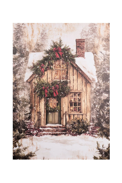 Nuvole di Stoffa Quadro canvas natalizio 50x70 cm 2 varianti (1 unità)