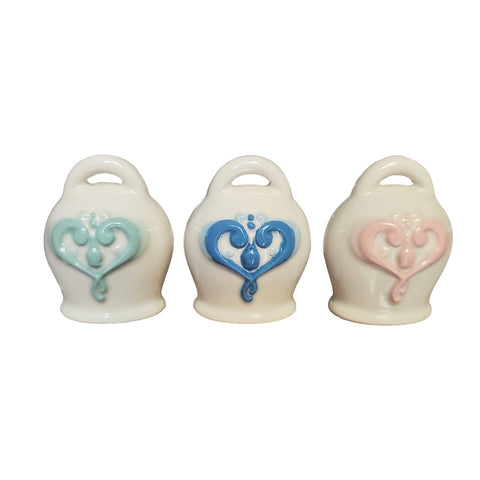 SHARON Porcelain bell made in Italy H9xD7 cm 3 variants (1pc)