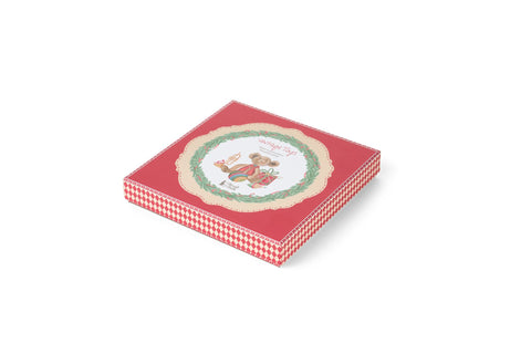 Nuvole di stoffa Set 2 piatti dolce/frutta di natale