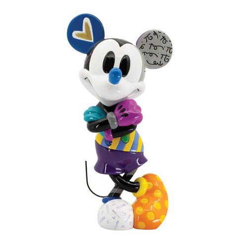 Enesco Disney Statuina Topolino in resina, Britto 12.5x10.5xH25.5 cm