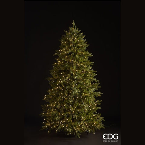 EDG Albero di natale Pino Cristallo 1500 luci led H180 cm