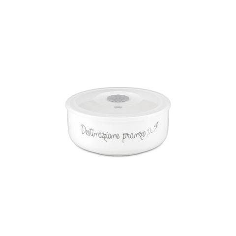 La Porcellana Bianca Bol en porcelaine avec couvercle "Gli Onesti" D15.5 cm