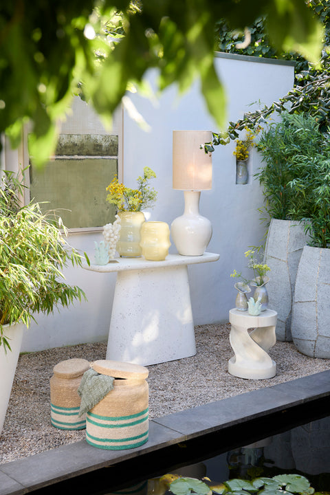 Light & Living Lampada in metallo crema "Nana" D33xH51 cm