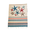 Art Deco Telo mare in misto cotone con frange 100x180 cm 8 varianti (1pz) - Angelica Home Stabia