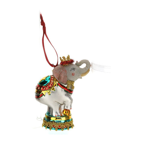 DEC.VETRO SOFF.CIRCUS ELEFANTE 12CM