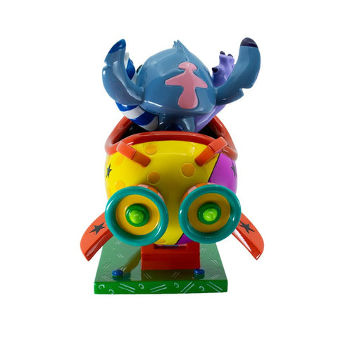 Enesco Disney Statuina Stitch con razzo, Britto 21.5x12xH16.5 cm