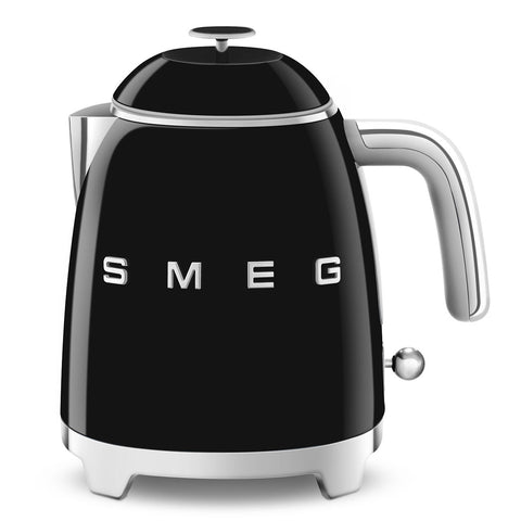 SMEG Smeg Mini Kettle in black stainless steel, 50s 200x200x152mm