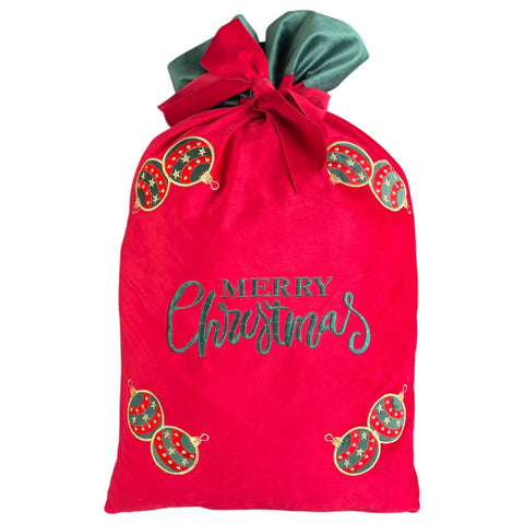 Sac de Noël en velours Clodette « Cirque de Noël » 70x48 cm 3 variantes (1 unité)