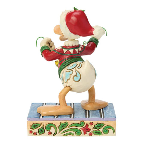 Enesco Disney Jim Shore Statuina di natale Paperino Bells 7.5x5xH12 cm