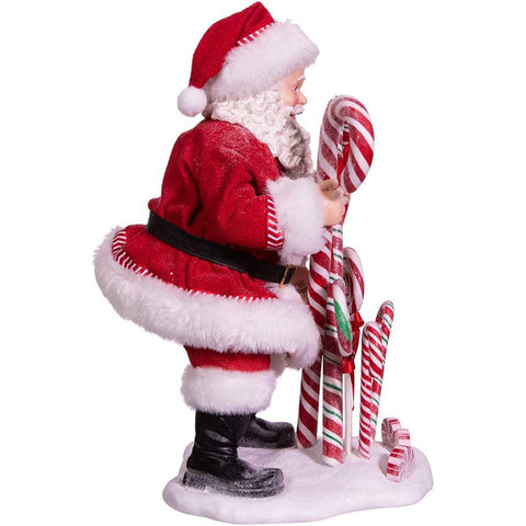 Kurt S. Adler Figurine Père Noël en résine H26 cm