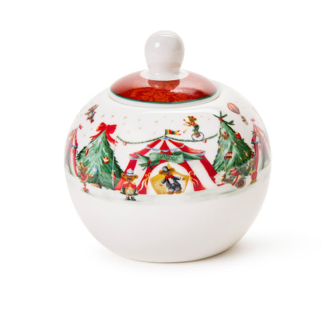 Nuvole di Stoffa Porcelain sugar bowl "Bear Wonderland" 270 ml 2 variants (1pc)